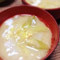 ♥ゆみ♥'s cooksnap of when they made ＊白菜と卵の味噌汁＊.