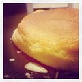 xhesperusx's cooksnap of when they made 炊飯器！しゅわ〜スフレチーズケーキ！！.