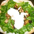 ASシュガー's cooksnap of when they made 速攻完成☆ほうれん草と温玉のサラダ。.