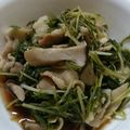 マイレーン's cooksnap of when they made 万能キノコと水菜の炒め物☆.