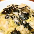 momomaromama's cooksnap of when they made 胡麻海苔レタス.