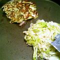 ウサびん's cooksnap of when they made キャベツの水分だけで☆ふわふわお好み焼き.