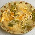 はるひやま's cooksnap of when they made 新玉ねぎとスナップエンドウの卵とじ.