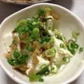 こももおおもも's cooksnap of when they made 塩とごま油の冷奴(ザーサイがオススメ)。.