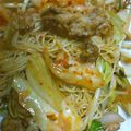 一人鍋's cooksnap of when they made 豚キムチそうめんチャンプル。.