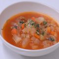 kunichos's cooksnap of when they made とても簡単大根トマトの鍋スープ.