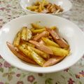 夏の記念日's cooksnap of when they made 魚肉ソーセージとジャガイモのオイマヨ炒め.