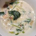ヨシヨッシー's cooksnap of when they made 牛乳活用　野菜たっぷりほうれん草のスープ.