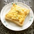 puniＫ's cooksnap of when they made 朝食に。チーズタルタルトースト.