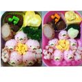 キキララ1104's cooksnap of when they made さくらゴマのお花見弁当(キャラ弁).