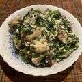 なかゆきみん's cooksnap of when they made 春菊大量消費＊春菊としめじの塩バター炒め.