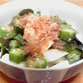 らびー's cooksnap of when they made 長いもとオクラのねばねばあえ.