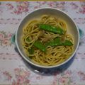 はやとっと's cooksnap of when they made 絹さやとシーチキンの和風醤油パスタ.