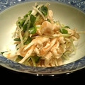 ネミィ's cooksnap of when they made ささみとかいわれの梅肉和え.