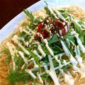★りっさん★'s cooksnap of when they made たらこと水菜のスープパスタ♡.