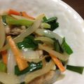こうへい1206's cooksnap of when they made ＊新玉葱とニラと豚肉の炒め物＊.
