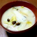 お腹すきすぎちゃん's cooksnap of when they made とろとろ白菜ミルク味噌スープ♪.