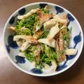 きよきよ627's cooksnap of when they made レンジで1分♪豆苗とちくわのマヨポンあえ.