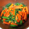 ゆみこたけ's cooksnap of when they made にんじんといんげんのごまあえ.