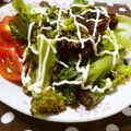 あーもこ's cooksnap of when they made 塩昆布とサニーレタスのサラダ.