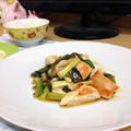 ᕱ⑅ᕱもざみ's cooksnap of when they made とりむね肉のねぎ塩あえ.