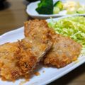 ゆり1001's cooksnap of when they made 簡単✿豚ﾊﾞﾗ薄切りで折りたたみトンカツ.