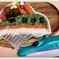 ☆ちゃ〜き☆'s cooksnap of when they made 幼稚園のお弁当 ☆新幹線E5系はやぶさ☆.