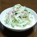 やーこん。's cooksnap of when they made カニカマと新玉ねぎのエスニックサラダ.
