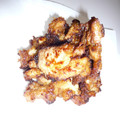 monemaruku's cooksnap of when they made ✿手間無く一緒❀鶏の唐揚げと✿ごぼう揚げ.