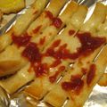 リラシャン's cooksnap of when they made 簡単☆パンの耳～ピザ☆.