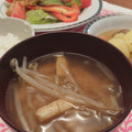 華舞蘭's cooksnap of when they made 定番♪もやしの味噌汁.