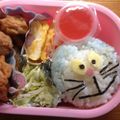こここに's cooksnap of when they made ドラえもん キャラ弁.