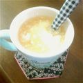 亜久里's cooksnap of when they made ヨーグルトにりんごジュース♪.