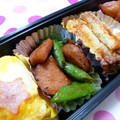 びんび❤'s cooksnap of when they made ＳＰＡＭとスナップエンドウのオイマヨ炒め.