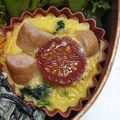 新妻あや's cooksnap of when they made 簡単！卵一つで可愛いお弁当用キッシュ.