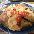 文福はむ吉's cooksnap of when they made トマト・えび・卵の炒め物♡甘酢かけ.