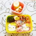 いっちー！'s cooksnap of when they made キャラ弁☆簡単キティ—＆ダニエル.