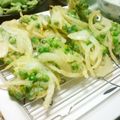 くまやっこ's cooksnap of when they made 手抜き！新玉ねぎとグリンピースのかき揚げ.