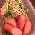 おせち's cooksnap of when they made 水菜とソーセージのおひたし.