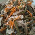にゃぬゅにょ's cooksnap of when they made ☆豚こまわらび炒め☆.