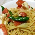 優花＠ゆうくんの嫁's cooksnap of when they made トマトとモッツァレラチーズの冷製パスタ.