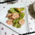 ＴＯＭＯＷＡＴ's cooksnap of when they made ✿そら豆とエビの❀簡単✿金のごまだれ炒め.