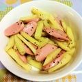 馬堀海岸's cooksnap of when they made ジャガイモと魚肉ソーセージのシャキシャキ.