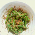 アオキユズ's cooksnap of when they made とっても懐かしい いんげんの胡麻和え.