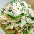 papakong's cooksnap of when they made ほうれん草とたまねぎのサラダ♪.