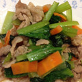 Shirosana's cooksnap of when they made 小松菜と豚肉のはちポン炒め.