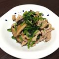 ✾AKANE✾'s cooksnap of when they made ほうれん草と豚肉の炒め物.