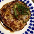 りらりら7's cooksnap of when they made 大葉のふっくらハンバーグ×ステーキソース.