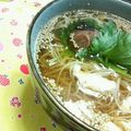 キョク's cooksnap of when they made 余ったそうめんで作るささみ入りにゅうめん.
