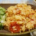ひろのん♪'s cooksnap of when they made トマト卵じゃこチャーハン.